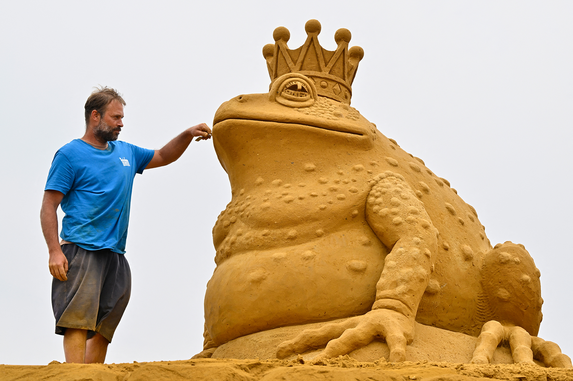 Sandskulpturenfestival in Middelkerke (Bild: John Thys/Belga)