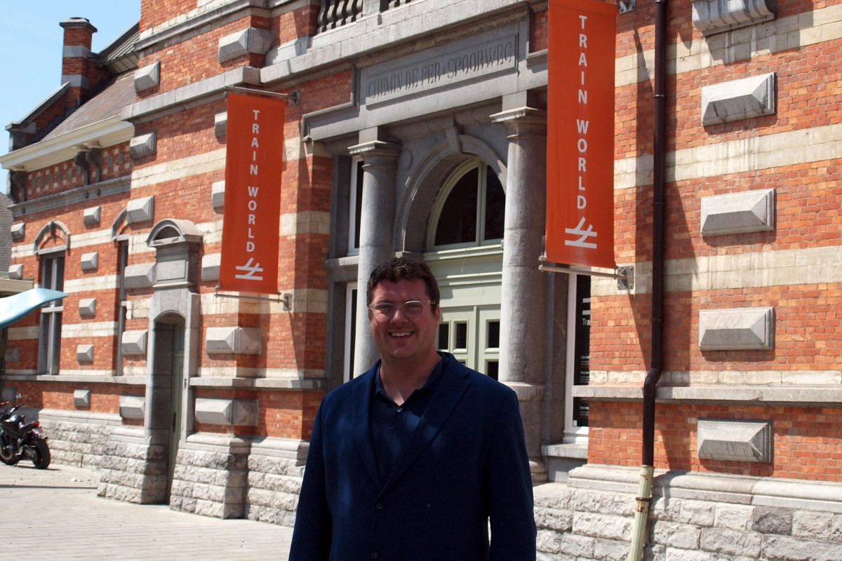 Thierry Denuit, Leiter des Eisenbahnmuseums "Train World" in Brüssel (Bild: Boris Schmidt/BRF)