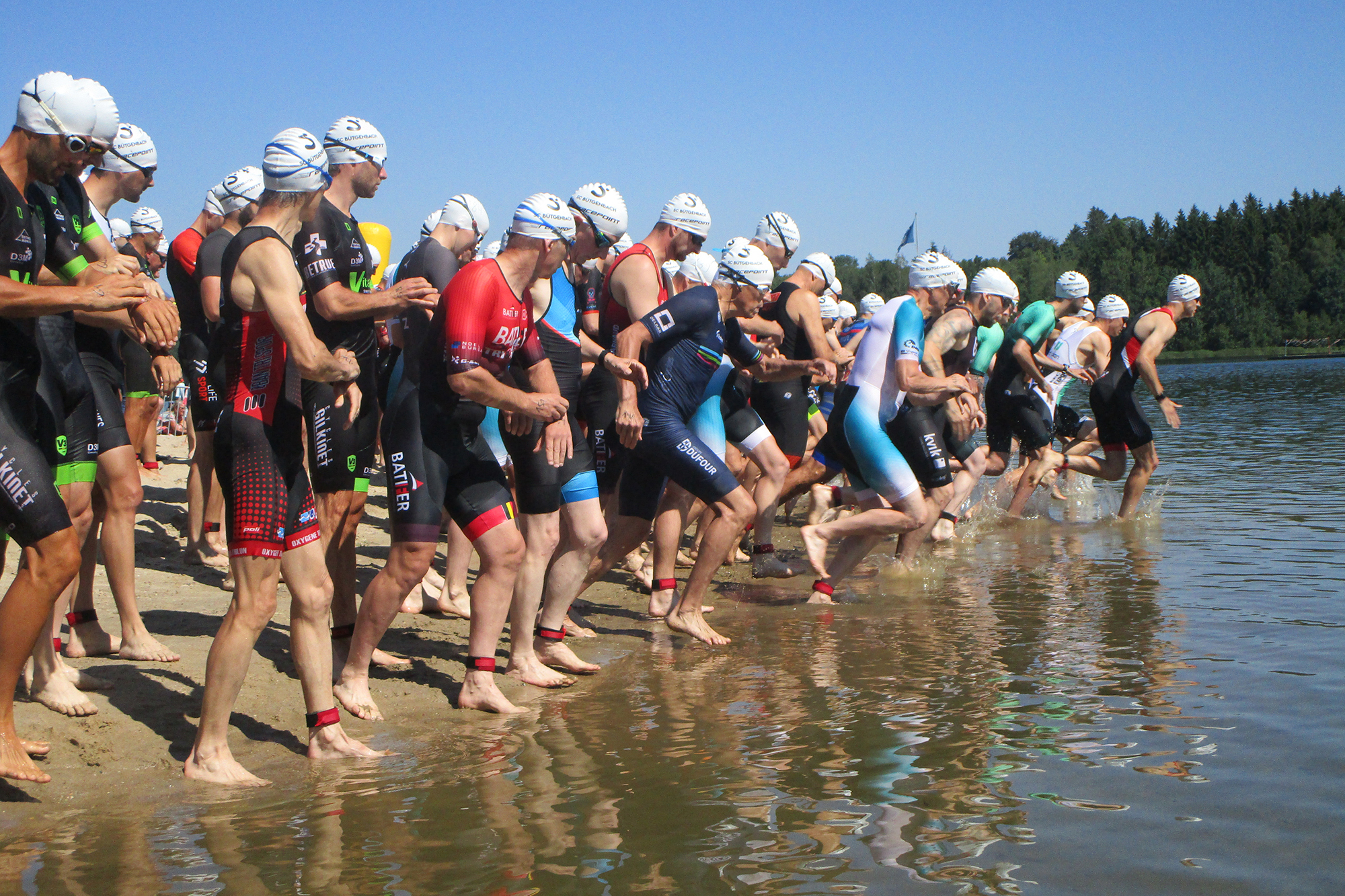 Triathlon über die Sprintdistanz in Bütgenbach (Bild: Martin Brodel)