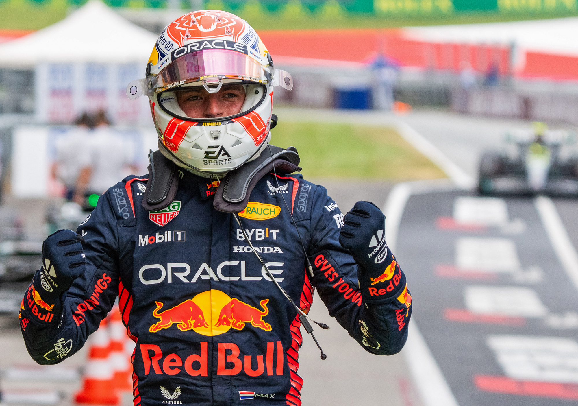 Max Verstappen beim Qualifying zum GP von Österreich (Bild: Georg Hochmuth/APA/AFP)
