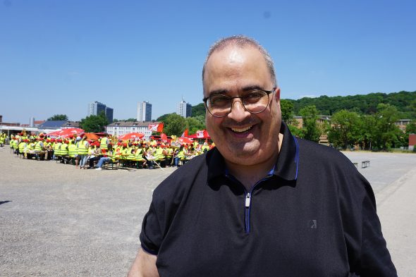 Freddy Adjan, Vize-Vorsitzender der NGG-Gewerkschaft (Bild: Dogan Malicki/BRF)