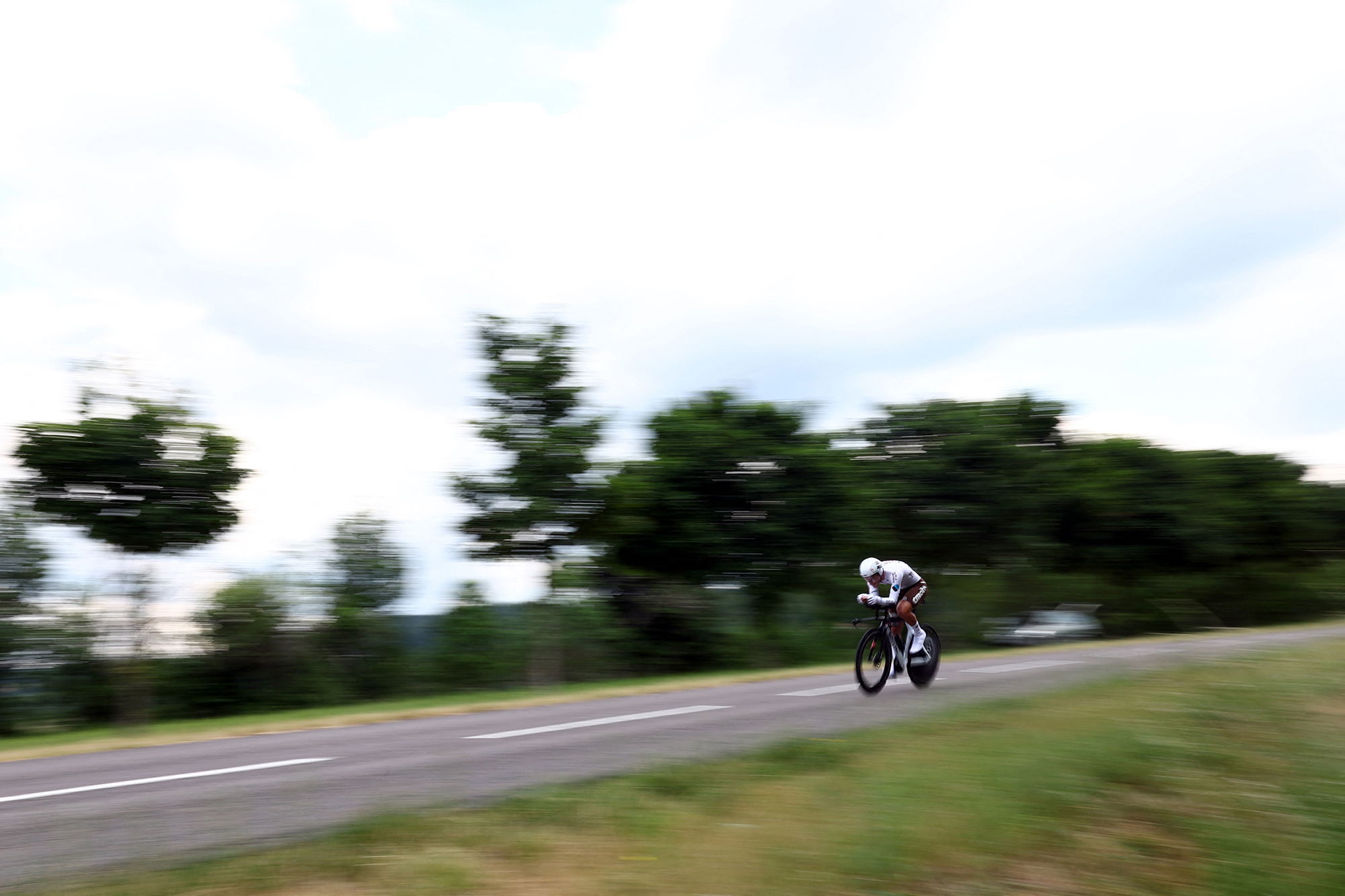 Zeitfahren beim Critérium du Dauphiné (Bild: Anne-Christine Poujoulat/AFP)