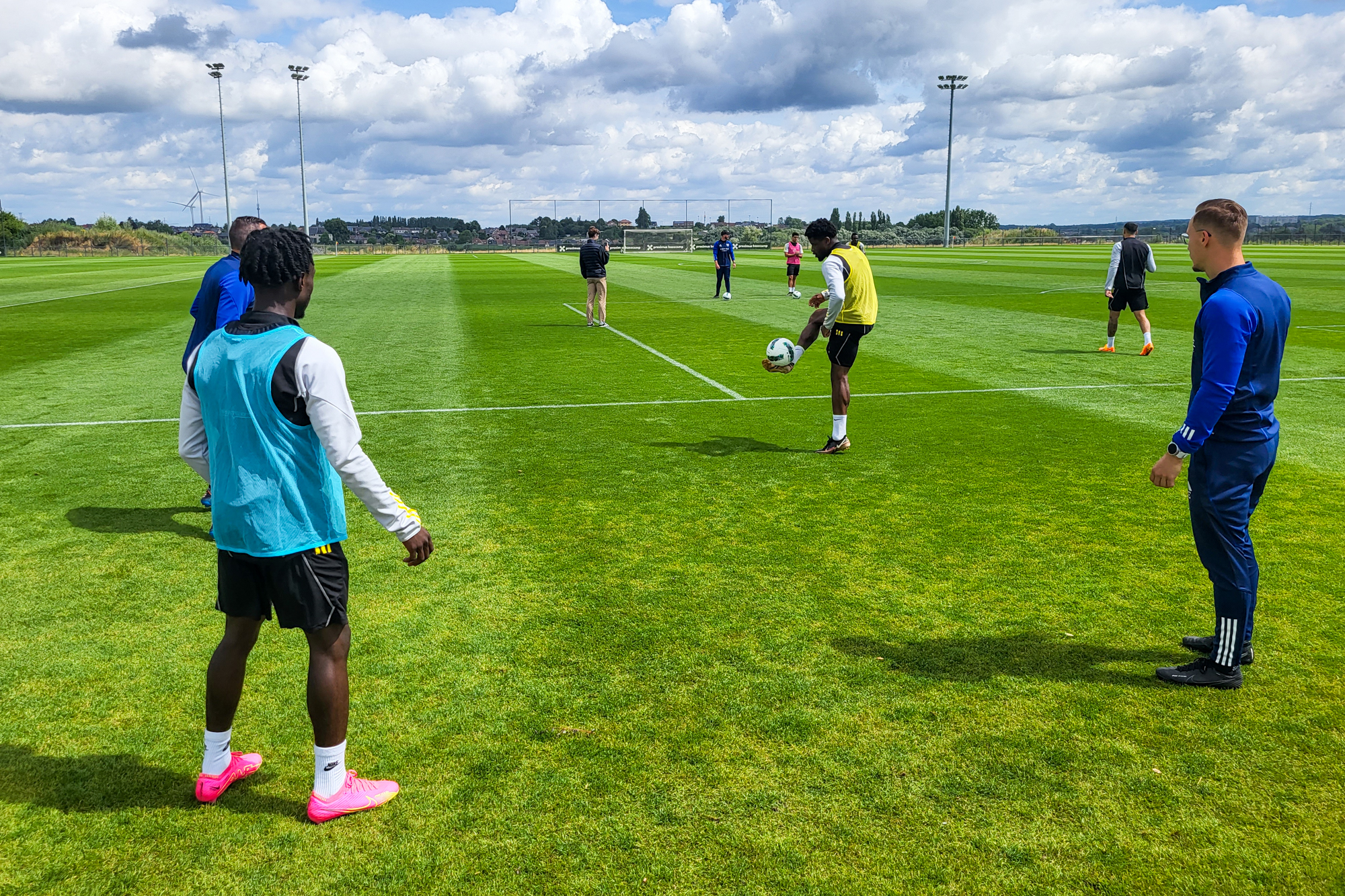 Trainingslager der AS Eupen in Tubize (Bild: Christophe Ramjoie/BRF)