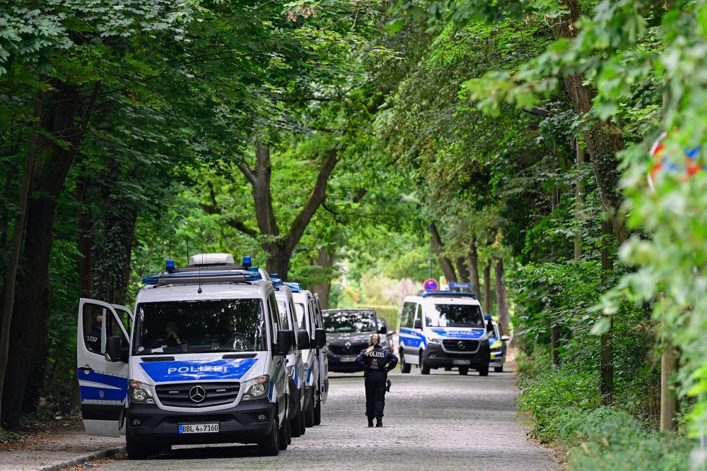 Die Berliner Polizei sucht nach einer ausgebüxten Löwin (Bild: John Macdougall/AFP)
