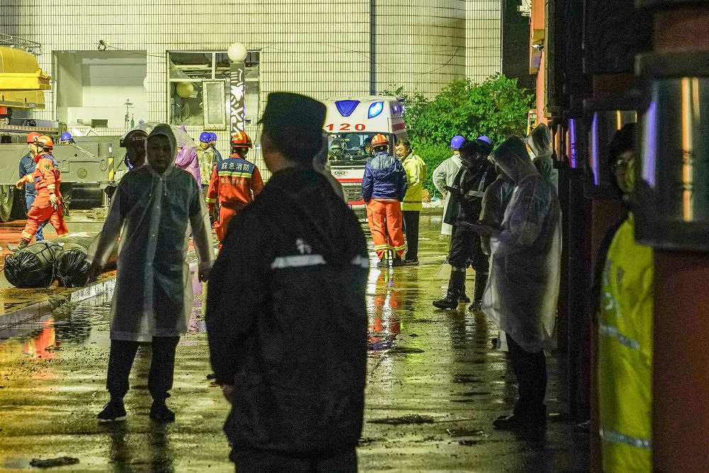 Tote nach dem Einsturz einer Turnhalle im Nordosten Chinas