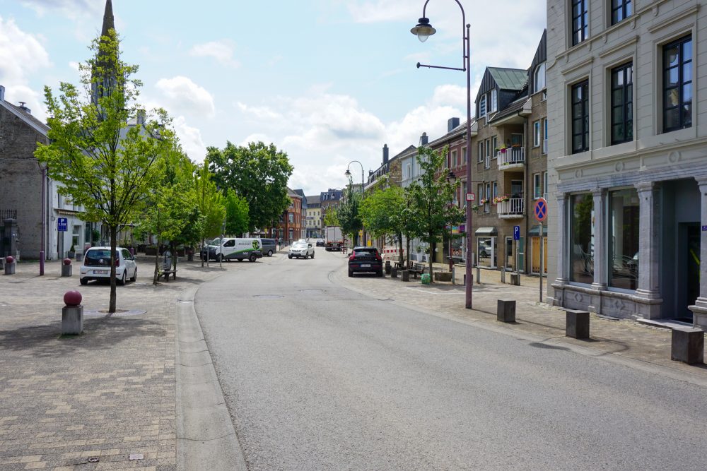 Eupener Unterstadt zwei Jahre nach der Flut (Bild: Dogan Malicki/BRF)