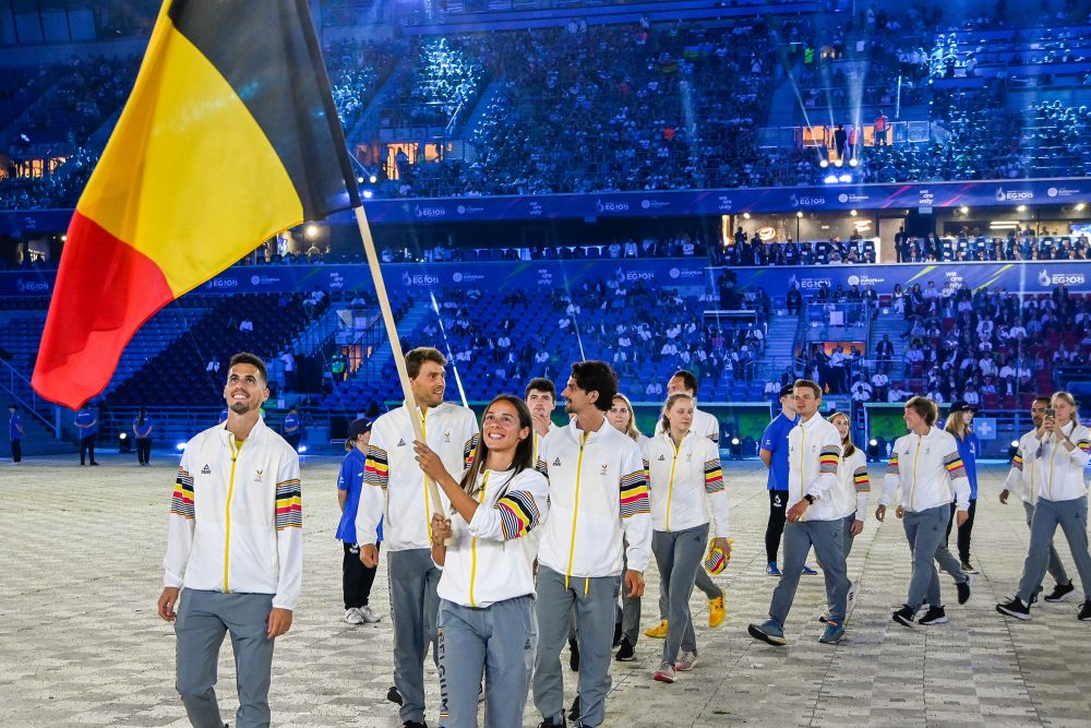 Team Belgium bei der Eröffnung der European Games am 21. Juni in Krakau (Bild: Team Belgium/Belga)