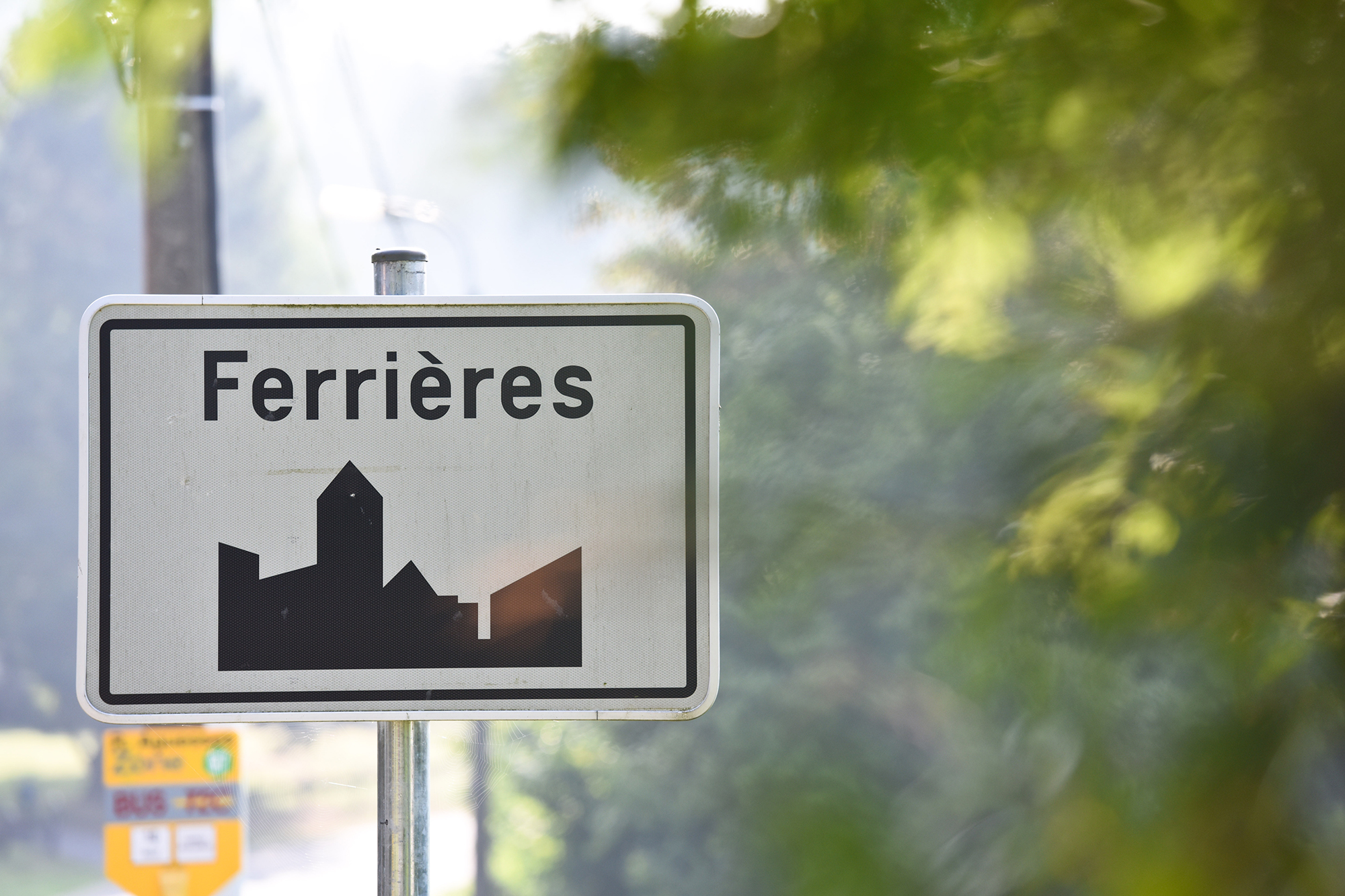 Ortsschild der Gemeinde Ferrières, zu der auch Malacord gehört (Illustrationsbild: Jean-Luc Flemal/Belga)
