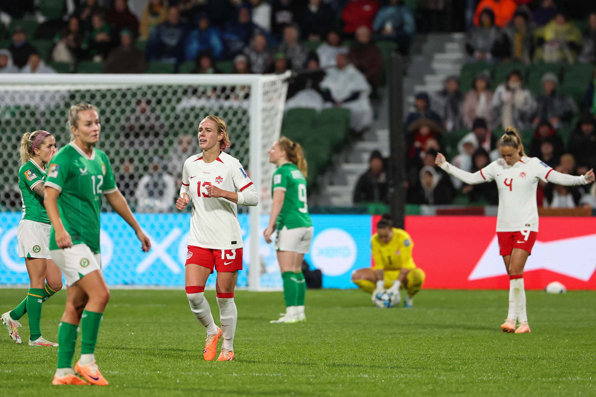 Fußball-WM der Frauen: Kanada gegen Irland (Bild: Colin Murty/AFP)
