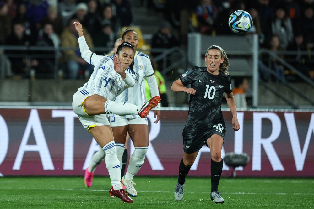 Frauen-Fußball-WM: Neuseeland gegen die Philippinen (Bild: Marty Melville/AFP)