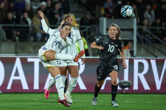 Frauen-Fußball-WM: Neuseeland gegen die Philippinen (Bild: Marty Melville/AFP)