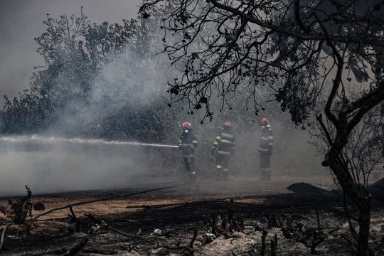 Schwere Waldbrände auf Rhodos