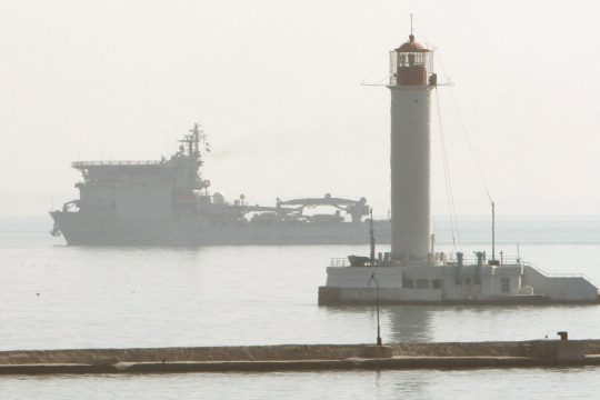 Leuchtturm im Hafen von Odessa