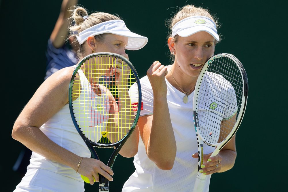 Storm Hunter und Elise Mertens (Bild: Benoit Doppagne/Belga)