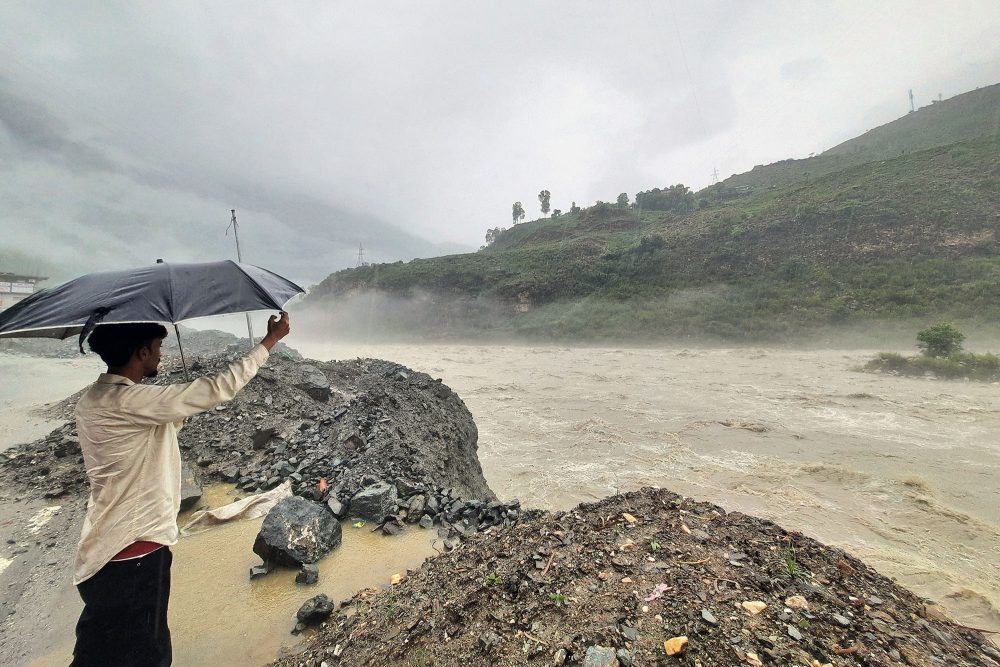 Überschwemmunen in Indien