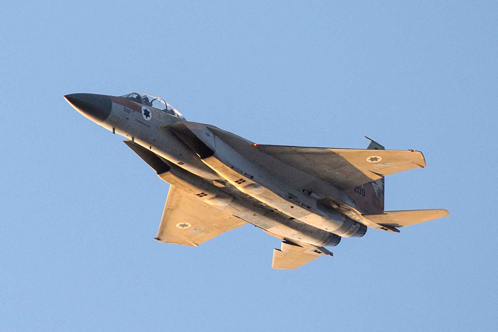 F-15-Kampfjet der israelischen Luftwaffe (Archivbild: Jack Guez/AFP)