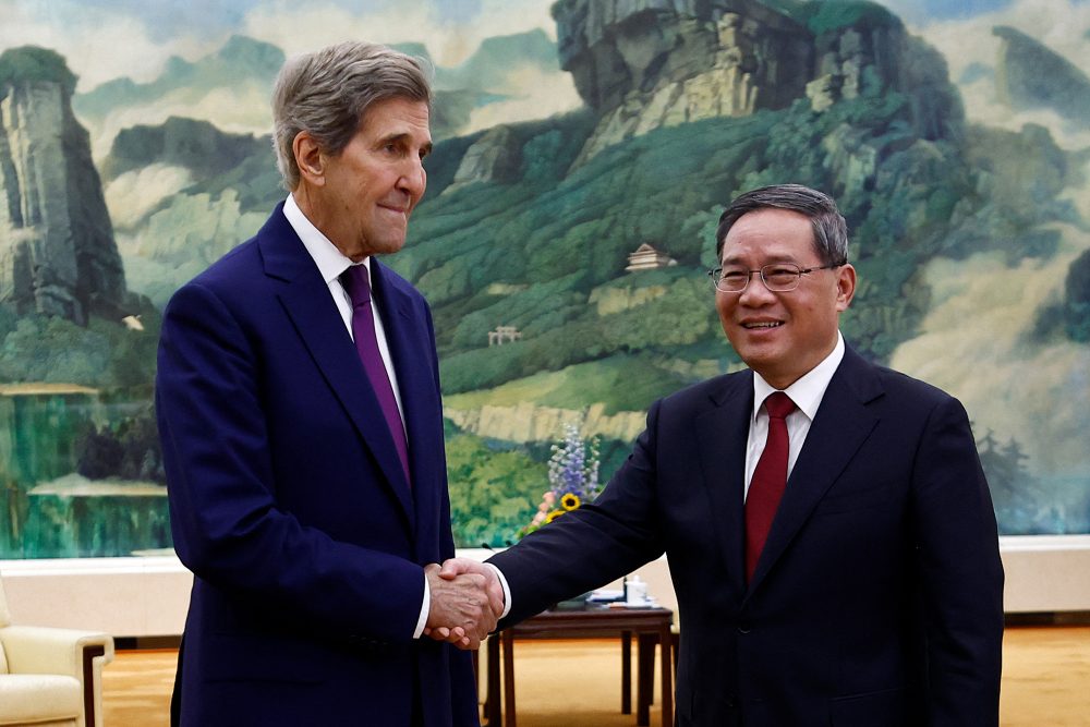 John Kerry und Li Qiang