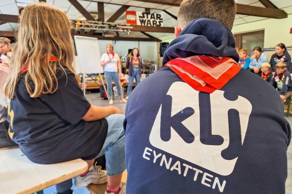 KLJ Eynatten auf Lager in Montenau (Bild: Dogan Malicki/BRF)