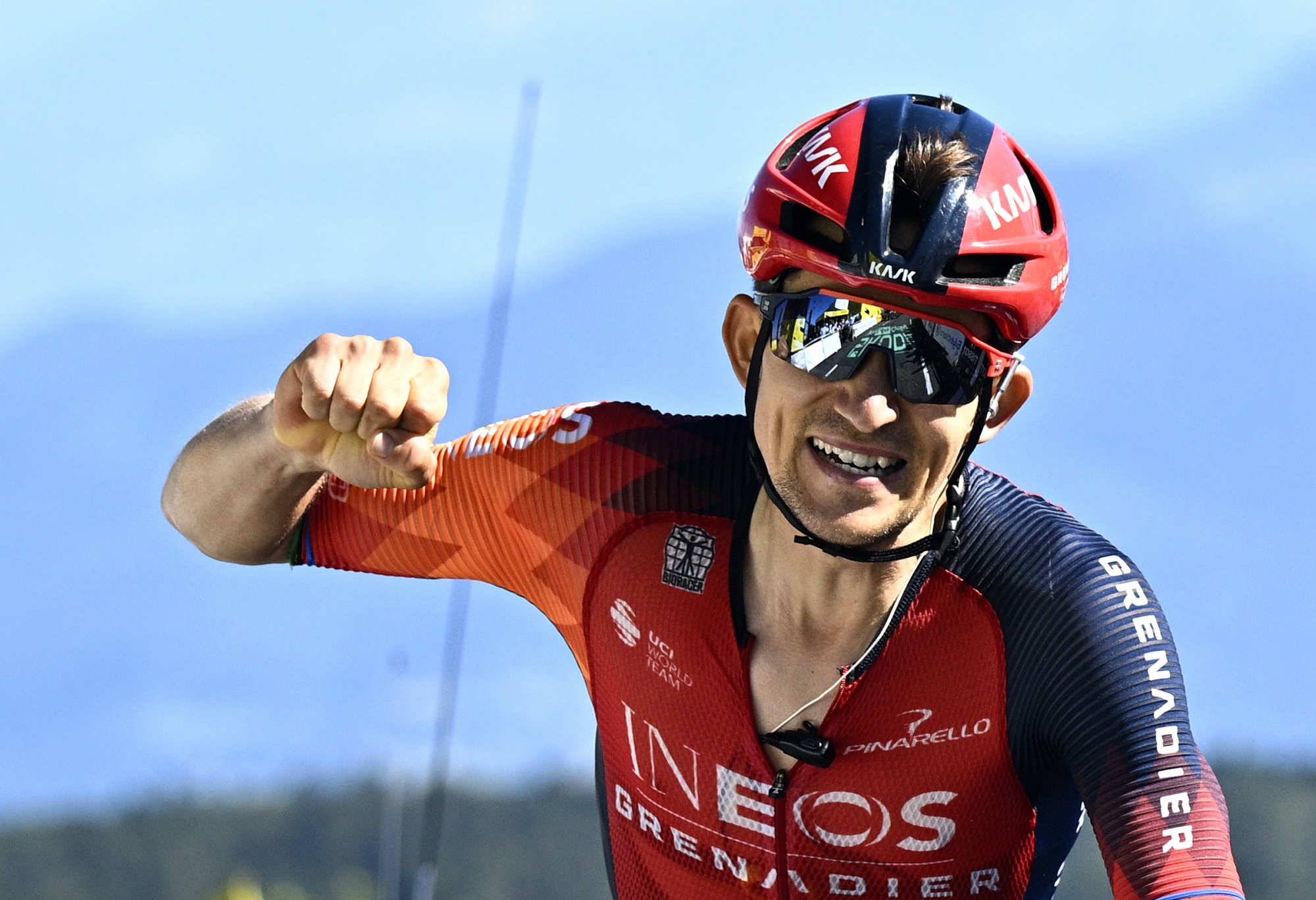 Der Pole Michal Kwiatkowski gewinnt die 13. Etappe der Tour de France (Bild: Jasper Jacobs/Belga)