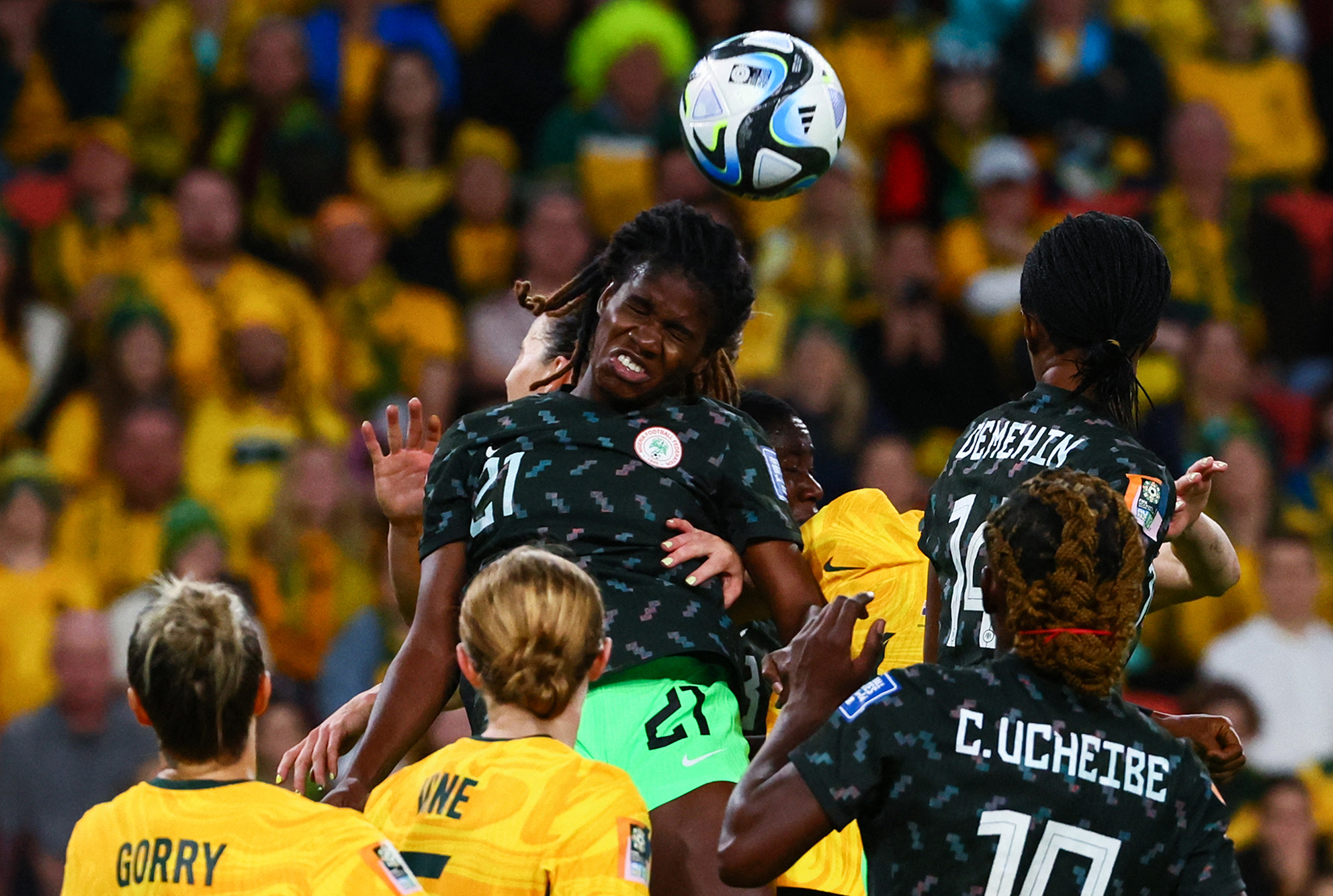 Fußball-WM der Frauen: Nigeria überrumpelt Australien (Bild: Patrick Hamilton/AFP)