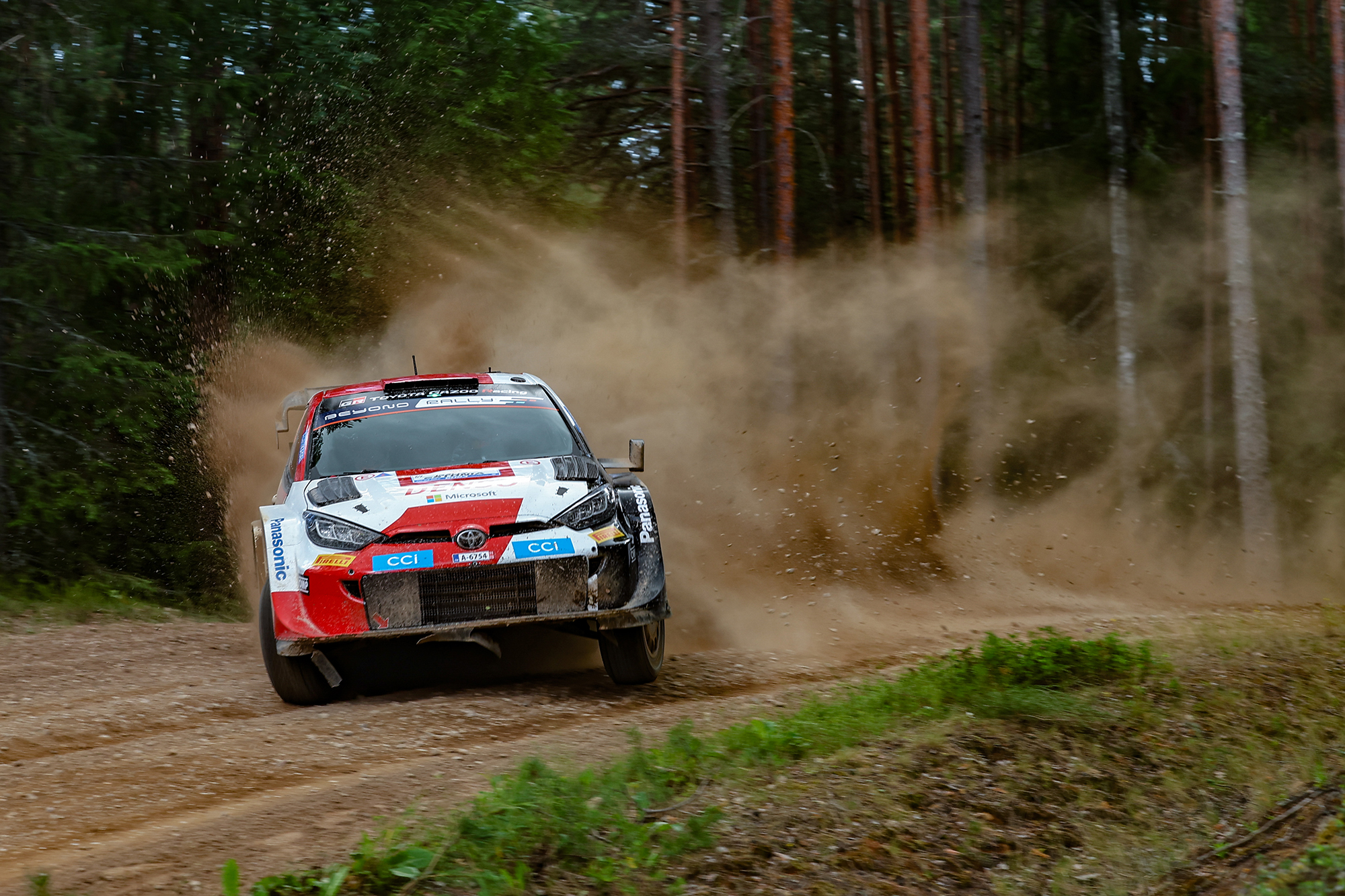 Kalle Rovanperä/Jonne Halttunen bei der Rallye Estland (Bild: Toyota Gazoo Racing WRT)