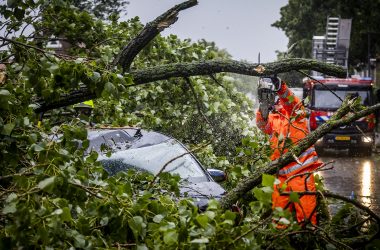 Schwerer Sturm fegt über die Niederlande (Bild: Remko de Waal/ANP/AFP)