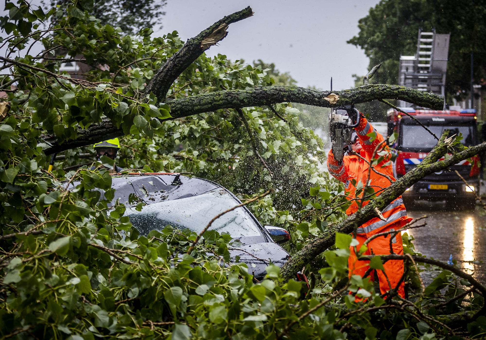Schwerer Sturm fegt über die Niederlande (Bild: Remko de Waal/ANP/AFP)