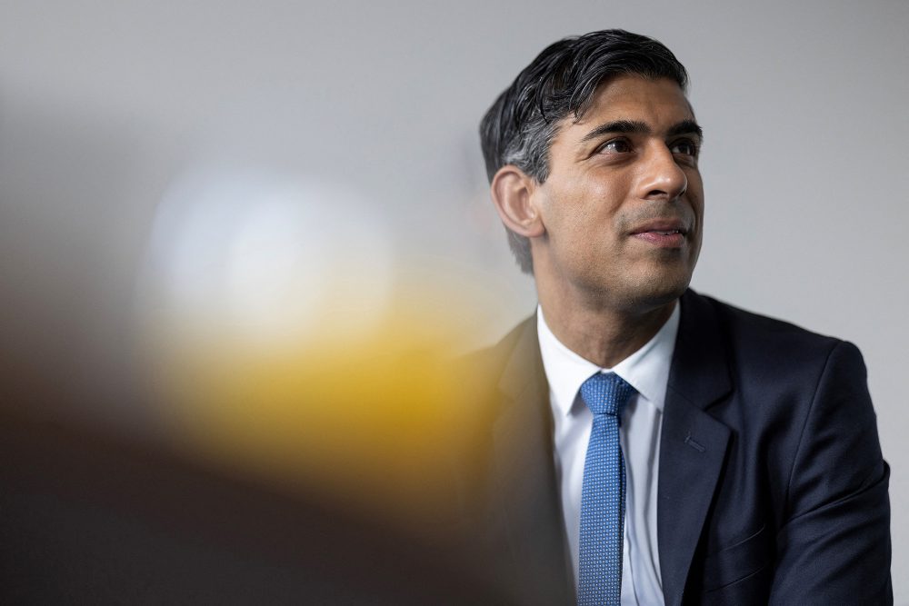 Großbritanniens Premierminister Rishi Sunak (Bild: Dan Kitwood/ Pool/AFP)