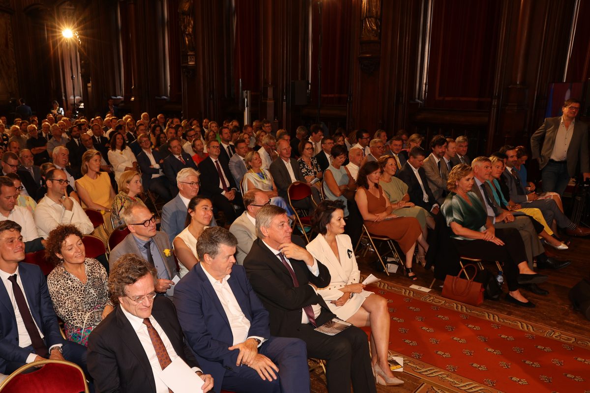 Empfang im Brüsseler Rathaus zum Tag der Flämischen Gemeinschaft (Bild: James Arthur Gekiere/Belga)