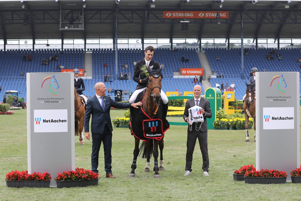 CHIO Aachen: Thibault Philippaerts gewinnt NetAachen-Preis (Bild: CHIO Aachen/Michael Strauch)