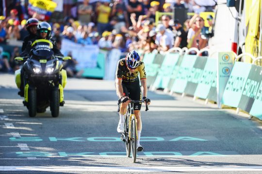 Wout van Aert muss sich mit Platz zwei begnügen (Bild: David Pintens/Belga)