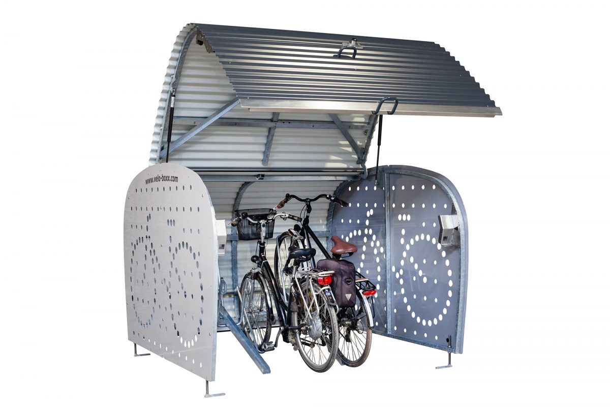 Viertel-Garage "Vélo-Box" mit Platz für fünf Räder (Bild: Stadt Eupen)
