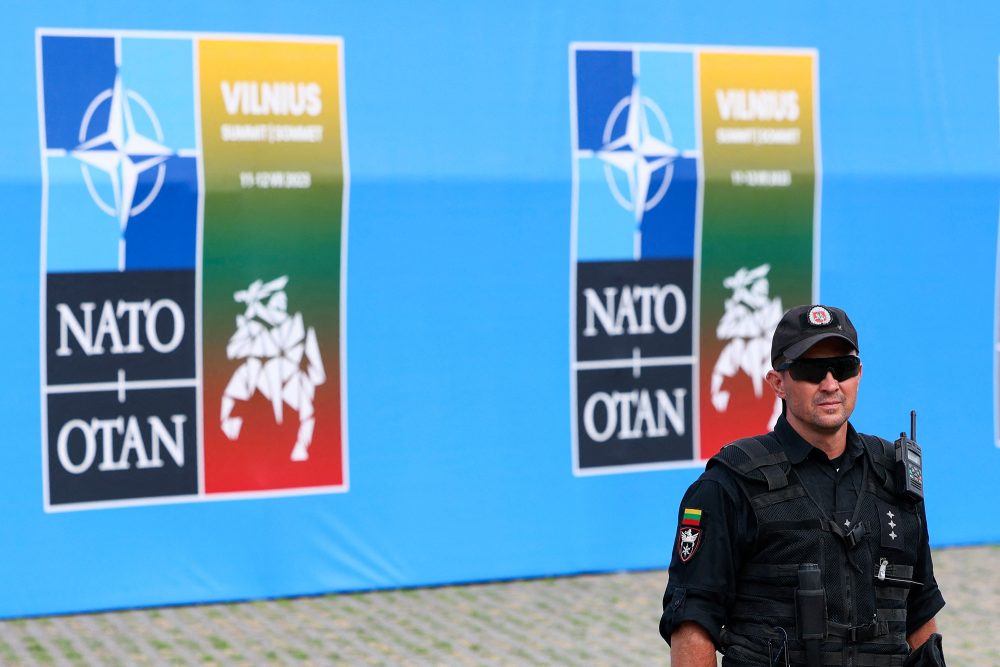 Vor dem Nato-Gipfel in Vilnius (Bild: Yves Herman/AFP)