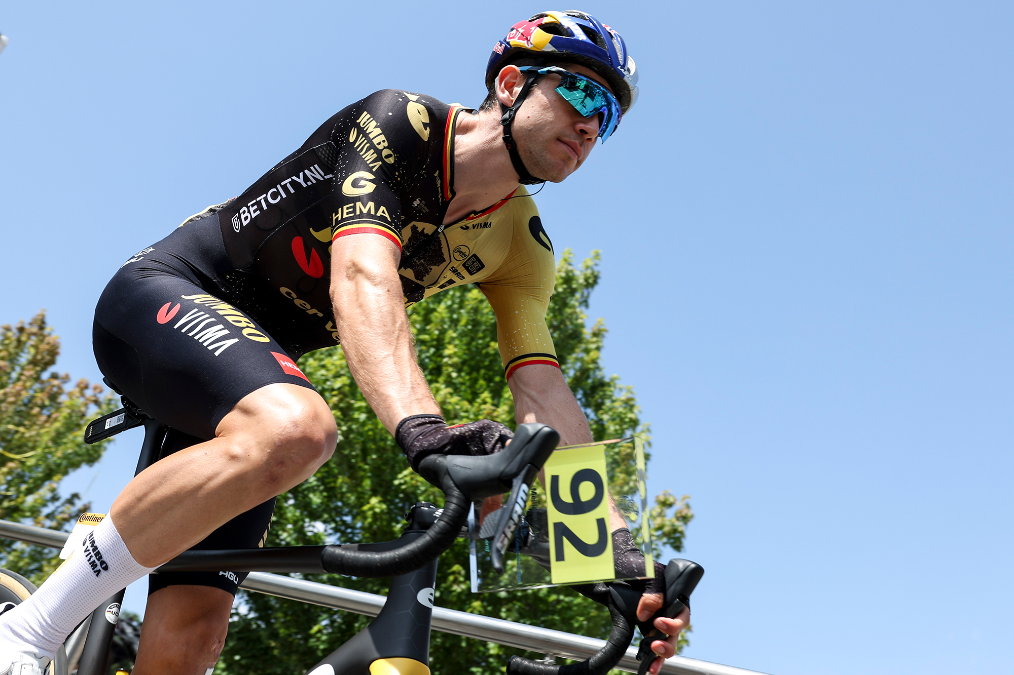 Wout Van Aert während der 17. Etappe der Tour de France (Bild: David Pintens/Belga)