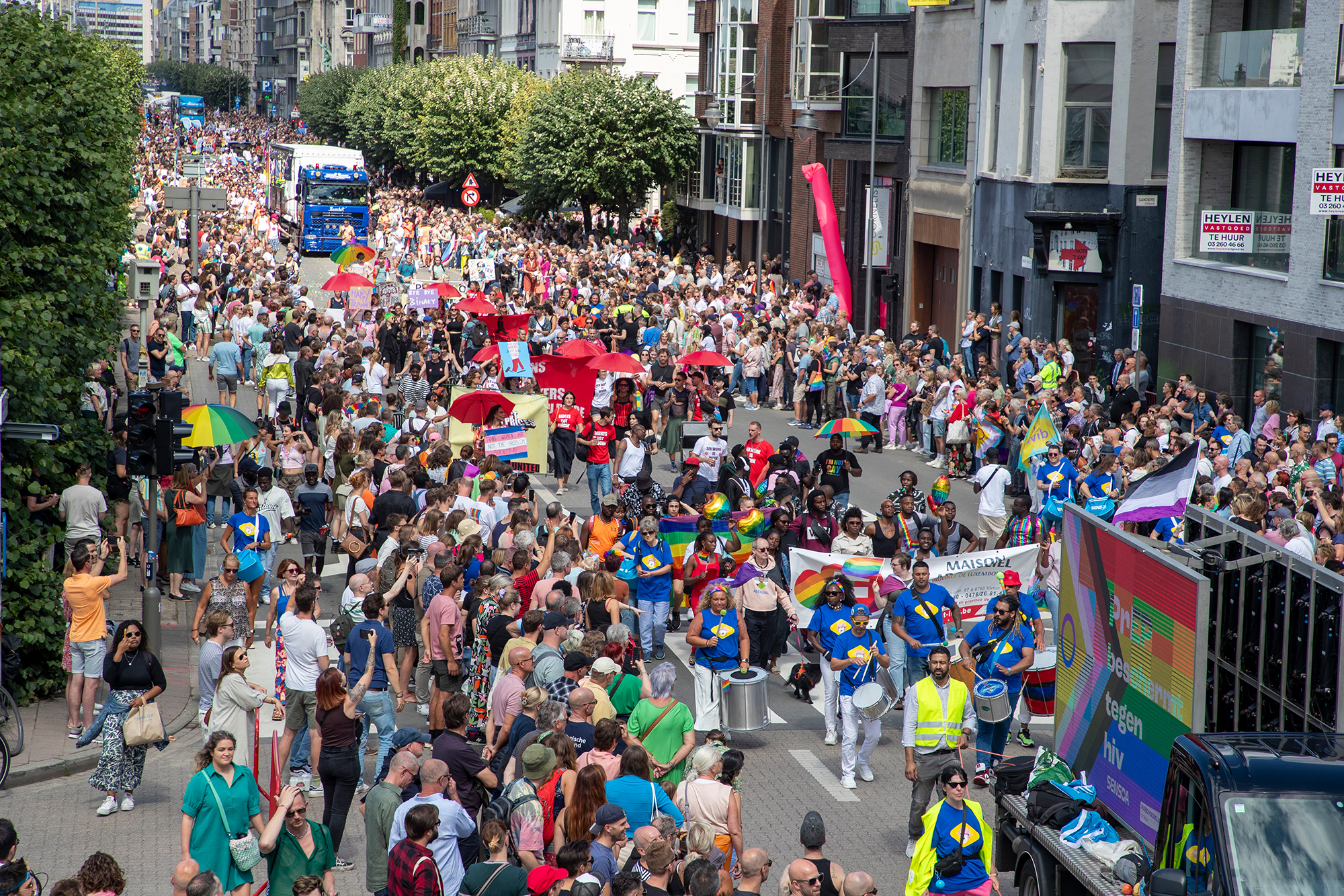 Pride-Parade in Antwerpen 2023