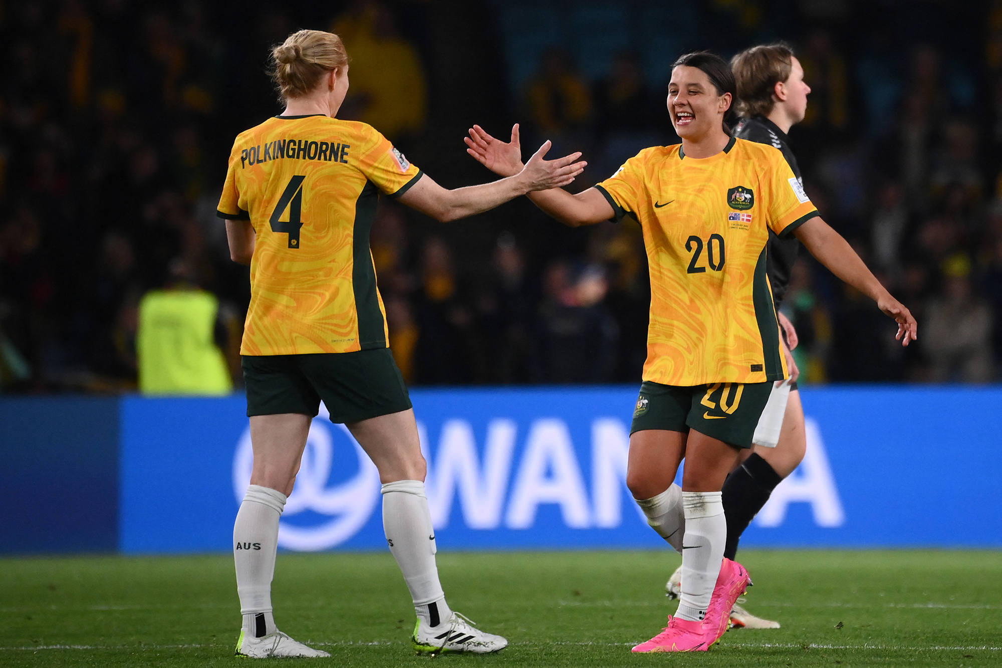 Fußball-WM der Frauen: Australien besiegt Dänemark im Achtelfinale (Bild: Franck Fife/AFP)