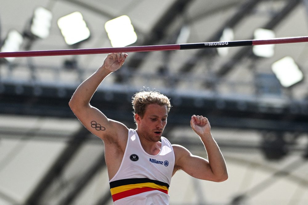 Ben Broeders am Mittwoch bei der Leichtathletik-WM in Budapest (Bild: Kirill Kudryavtsev/AFP)