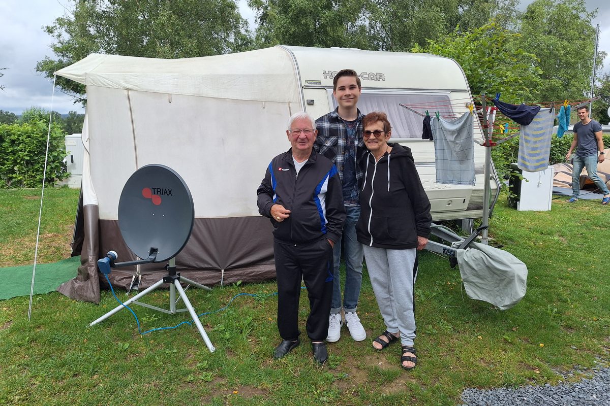 Auf dem Campingplatz Hohenbusch in Grüfflingen (Bild: Dogan Malicki/BRF)