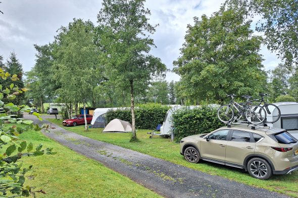 Auf dem Campingplatz Hohenbusch in Grüfflingen (Bild: Dogan Malicki/BRF)