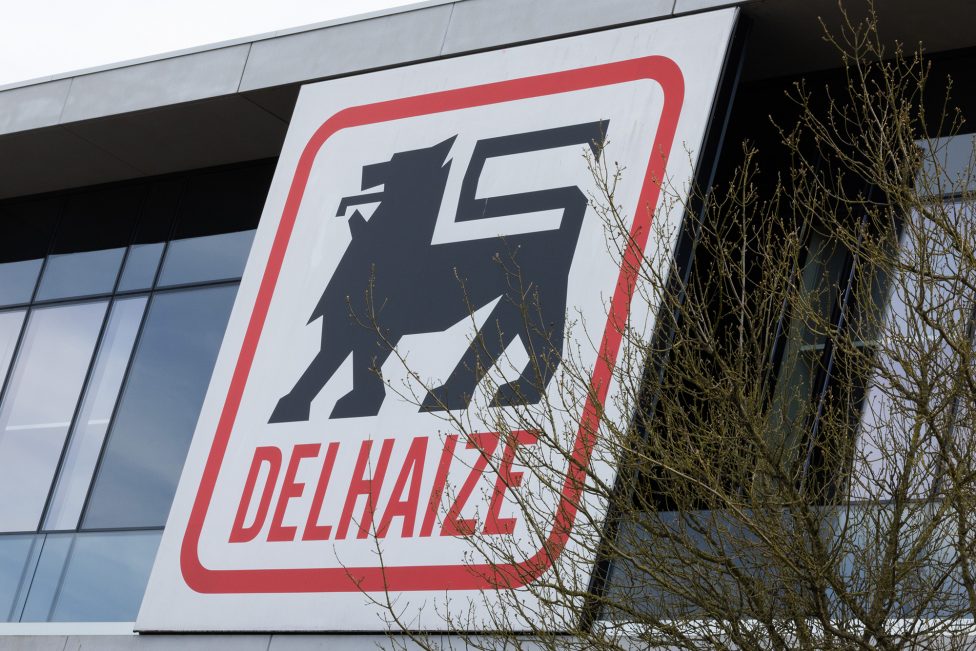 Delhaize-Supermarkt (Illustrationsbild)