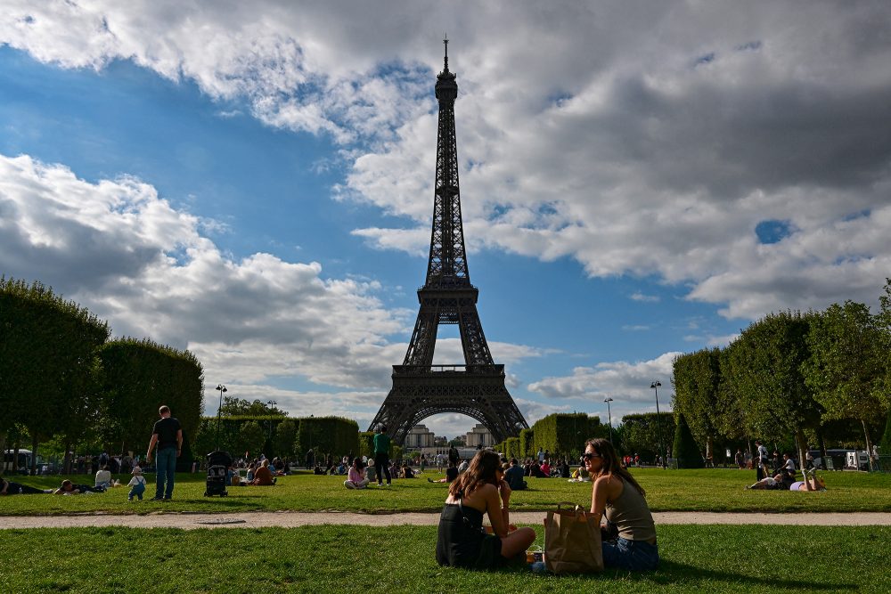 Eiffelturm in Paris am 9. August (Bild: Miguel Medina/AFP)