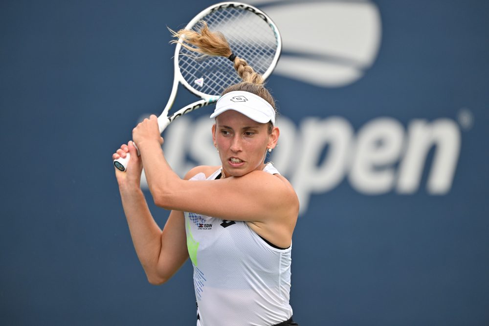 Elise Mertens bei den US Open (Bild: Tony Behar/Belga)