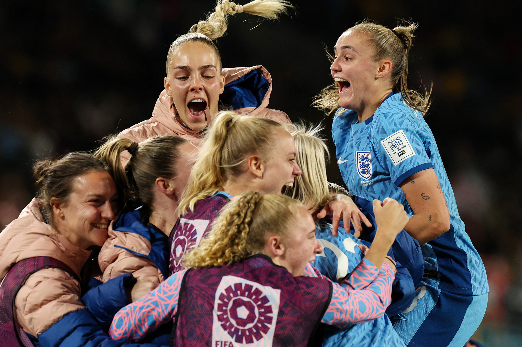 Fußball-WM: Engländerinnen stehen nach Sieg gegen Australien im Finale (Bild: Steve Christo/AFP)