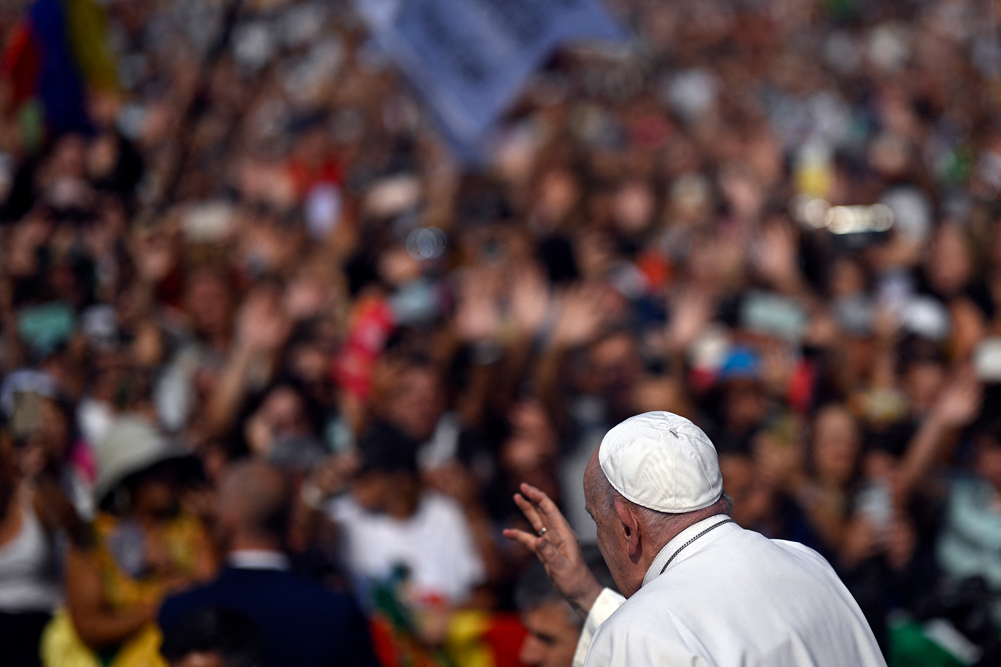 Papst Franziskus in Fatima (Bild: Patricia De Melo Moreira/AFP)