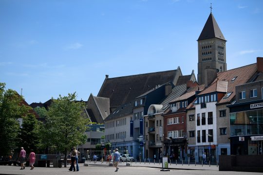 Das Stadtzentrum in Genk