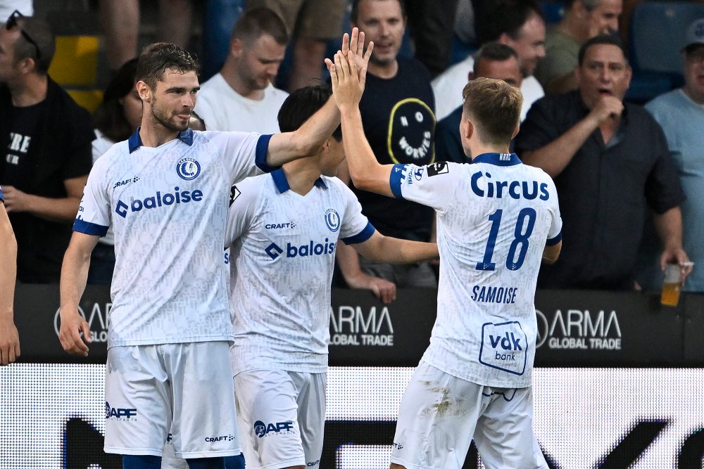 KAA Gent holt sich den dritten Sieg im dritten Spiel (Bild: John Eyckans/Belga)