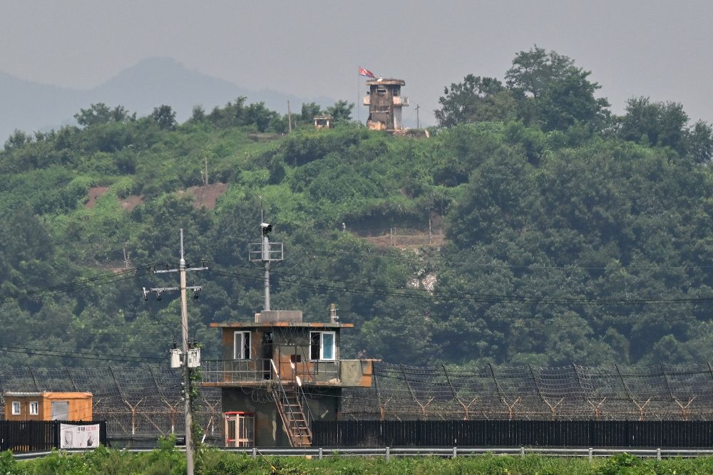 Innerkoreanische Grenze in Paju