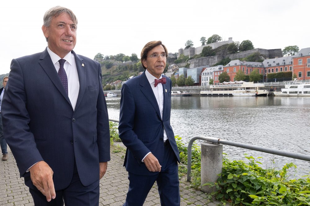 Jan Jambon und Elio Di Rupo (Bild: Benoit Doppagne/Belga)