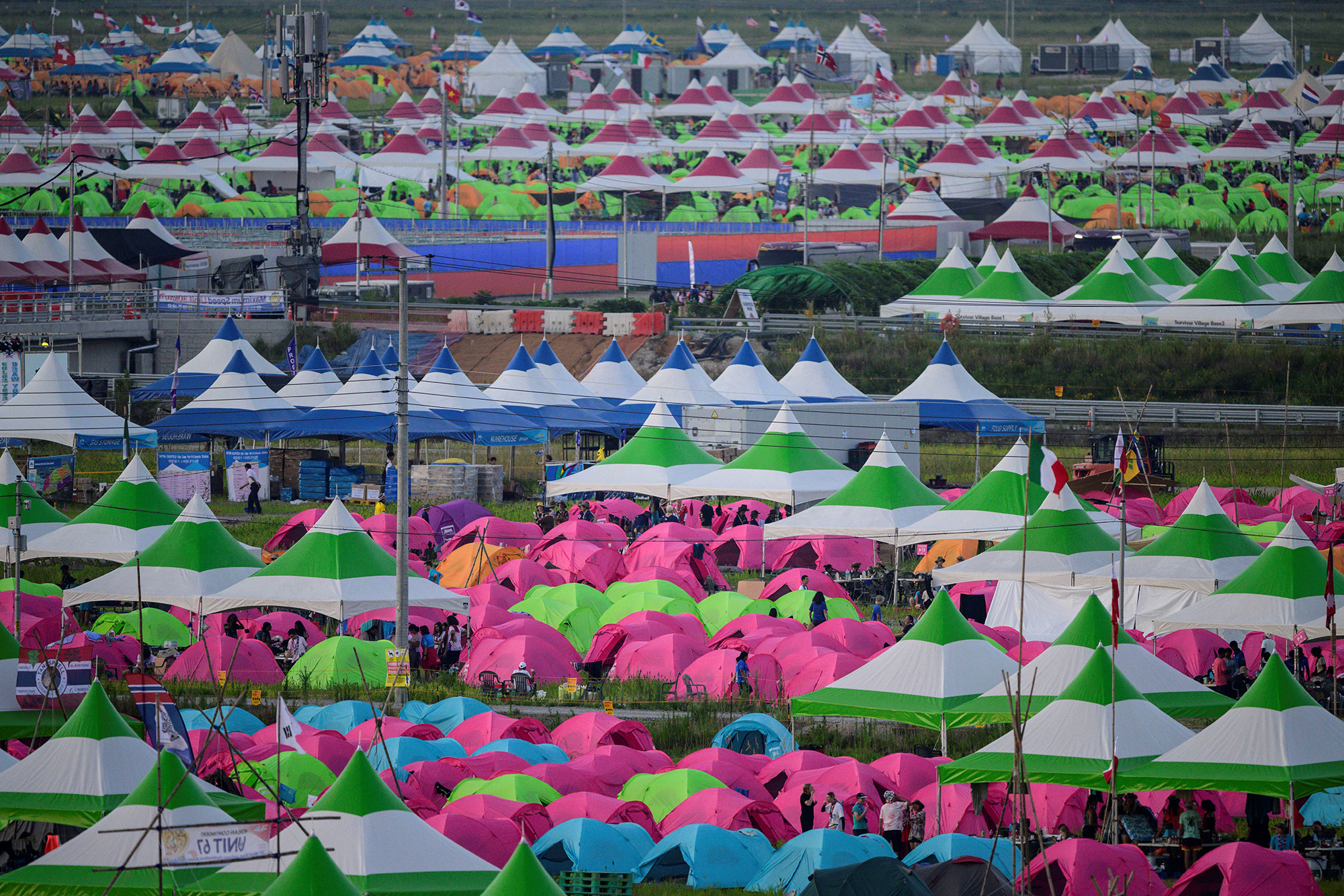 Das World Scout Jamboree an der Westküste Südkoreas