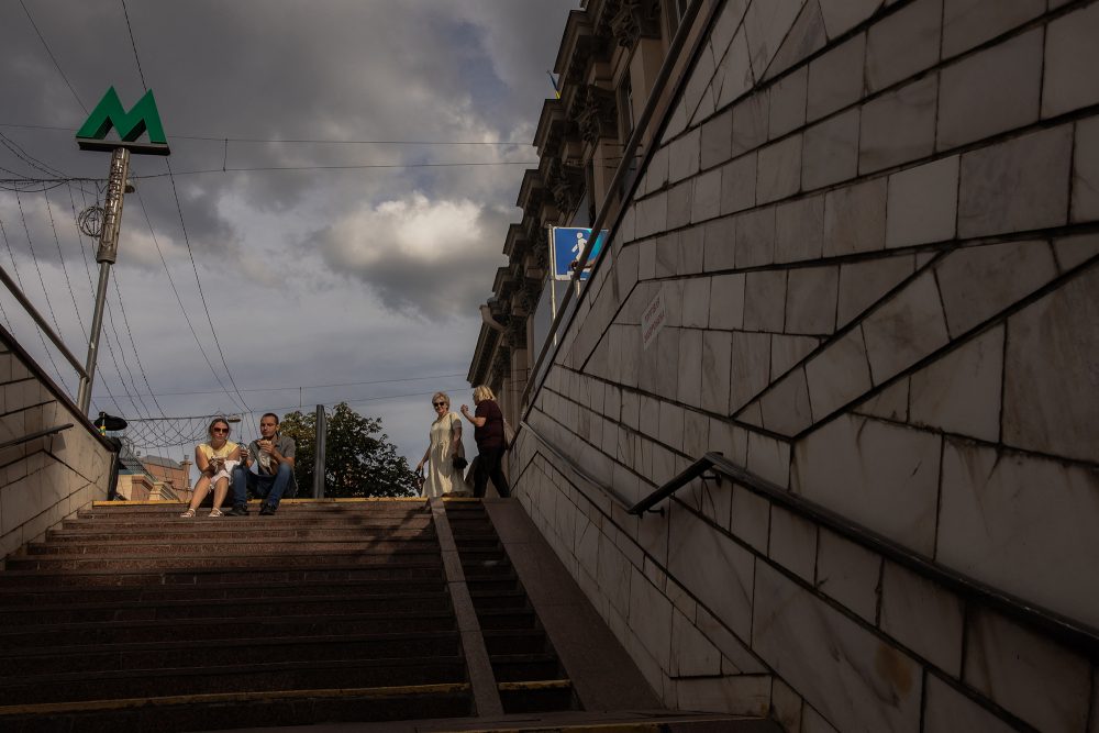 Kiew am Donnerstag (Bild: Roman Pilipey/AFP)